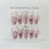 Luxury Handmade press on nails artifical nails pure