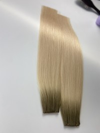 factory price Handmade Genius hand tied weft hair straight weft extensions 20in