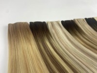 14-28inches Handmade Genius hand tied weft hair straight weft extensions